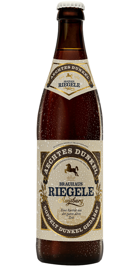 Aechtes Dunkel - »Doppelt dunkel gedarrt« | Riegele