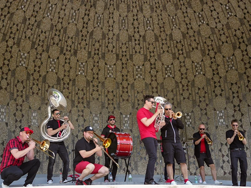 Ein Foto der Band Drokusglech | Riegele