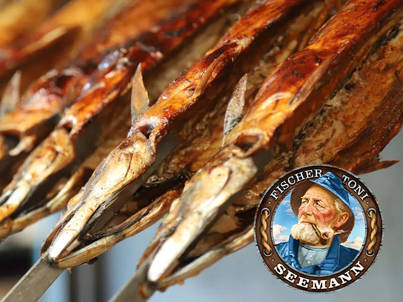 Steckerlfisch im Biergarten  | Riegele